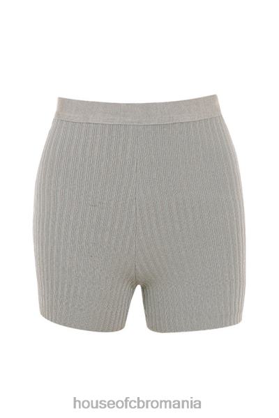 îmbrăcăminte House of CB pantaloni scurți bandaj eden grey marl X4F68982