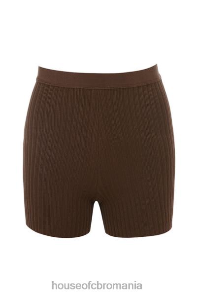 îmbrăcăminte House of CB pantaloni scurți cu bandaj de ciocolată eden X4F68986