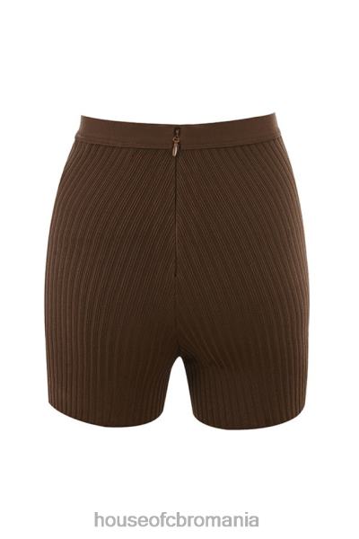 îmbrăcăminte House of CB pantaloni scurți cu bandaj de ciocolată eden X4F68986