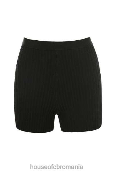 îmbrăcăminte House of CB pantaloni scurți de bandaj negru eden X4F681014