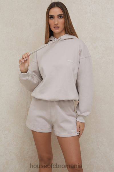 îmbrăcăminte House of CB pantaloni scurți din jerseu auden stone X4F68995