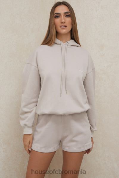 îmbrăcăminte House of CB pantaloni scurți din jerseu auden stone X4F68995