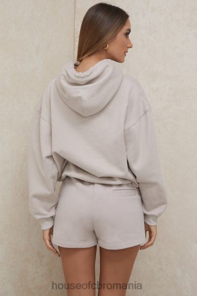 îmbrăcăminte House of CB pantaloni scurți din jerseu auden stone X4F68995