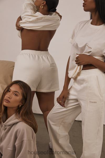 îmbrăcăminte House of CB pantaloni scurți din tricou auden off white X4F68996