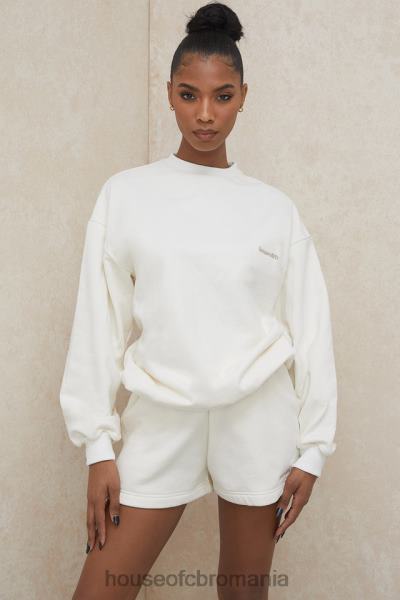 îmbrăcăminte House of CB pantaloni scurți din tricou auden off white X4F68996