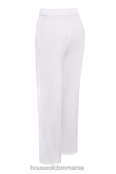îmbrăcăminte House of CB pantaloni albi reno relaxed fit X4F68853