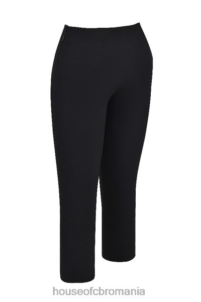 îmbrăcăminte House of CB pantaloni capri negri halima X4F68865