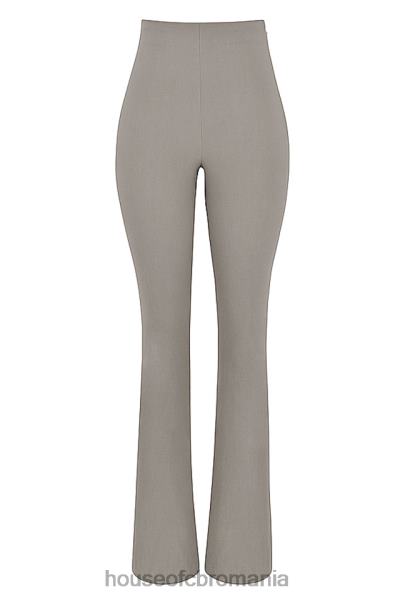 îmbrăcăminte House of CB pantaloni cu talie înaltă fum de dafin X4F68889