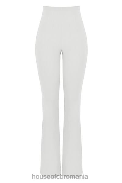 îmbrăcăminte House of CB pantaloni cu talie înaltă laurl ivory X4F68910