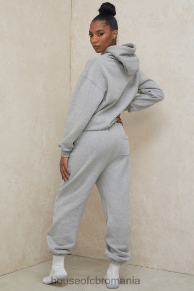 îmbrăcăminte House of CB pantaloni de jogging cu spate, gri nor X4F681006