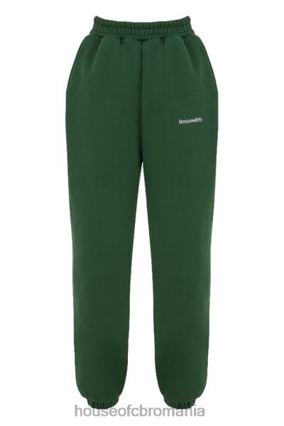 îmbrăcăminte House of CB pantaloni de jogging cu spate perie, verde nor X4F681004