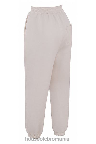 îmbrăcăminte House of CB pantaloni de jogging din lână alb ca la spate X4F68999