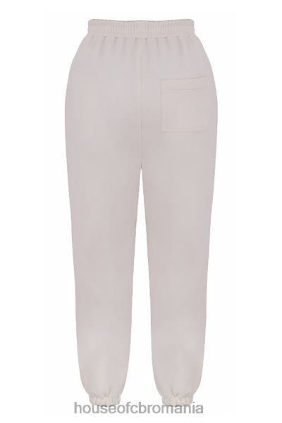 îmbrăcăminte House of CB pantaloni de jogging din lână alb ca la spate X4F68999