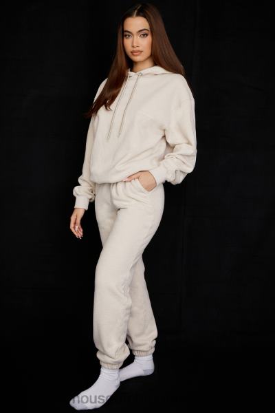 îmbrăcăminte House of CB pantaloni de jogging din lână din fulgi de ovăz X4F68953