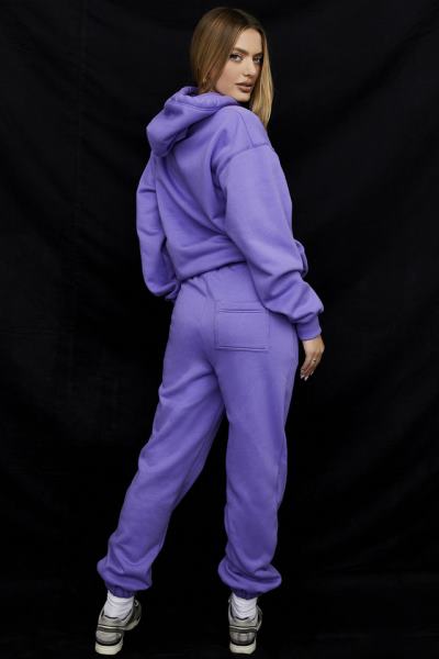 îmbrăcăminte House of CB pantaloni de jogging din lână mov cer la spate X4F68947