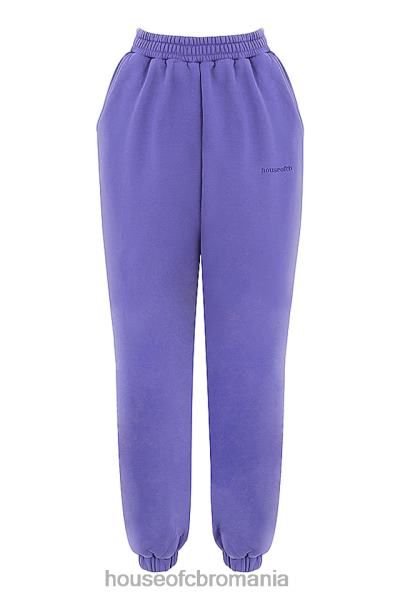 îmbrăcăminte House of CB pantaloni de jogging din lână mov cer la spate X4F68947