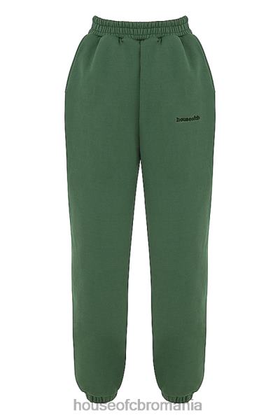 îmbrăcăminte House of CB pantaloni de jogging din sky moss fleece spate X4F68946