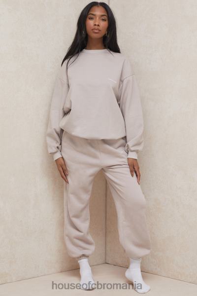 îmbrăcăminte House of CB pantaloni de jogging din sky stone fleece spate X4F681000