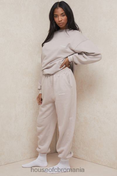 îmbrăcăminte House of CB pantaloni de jogging din sky stone fleece spate X4F681000