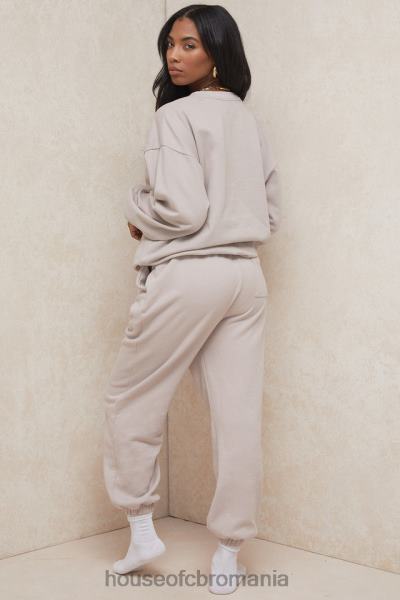 îmbrăcăminte House of CB pantaloni de jogging din sky stone fleece spate X4F681000