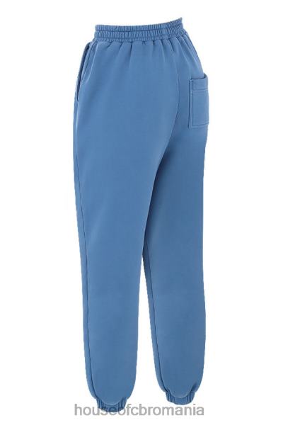 îmbrăcăminte House of CB pantaloni de jogging sky azure fleece spate X4F68977