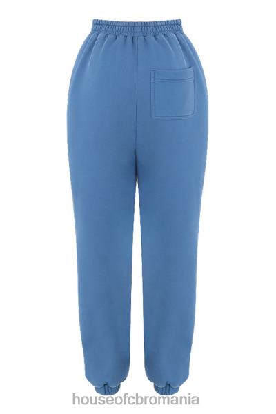 îmbrăcăminte House of CB pantaloni de jogging sky azure fleece spate X4F68977