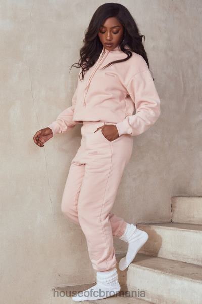 îmbrăcăminte House of CB pantaloni de jogging sky blush fleece spate X4F68976