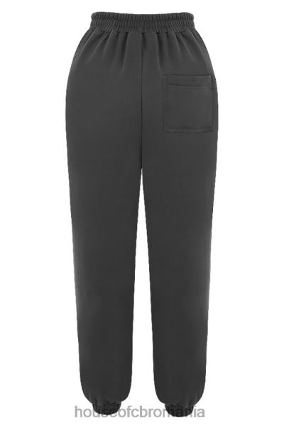 îmbrăcăminte House of CB pantaloni de jogging sky charcoal fleece spate X4F68998