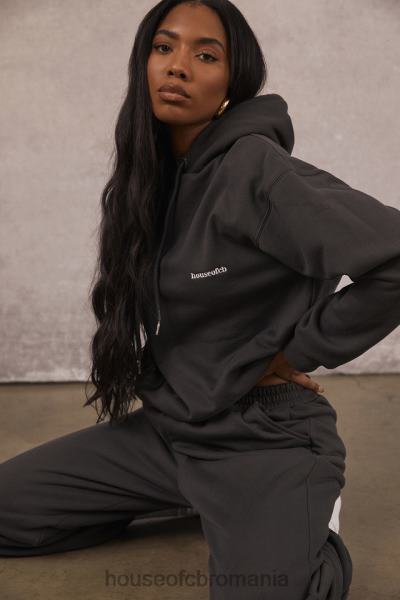 îmbrăcăminte House of CB pantaloni de jogging sky charcoal fleece spate X4F68998