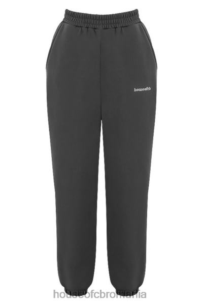 îmbrăcăminte House of CB pantaloni de jogging sky charcoal fleece spate X4F68998