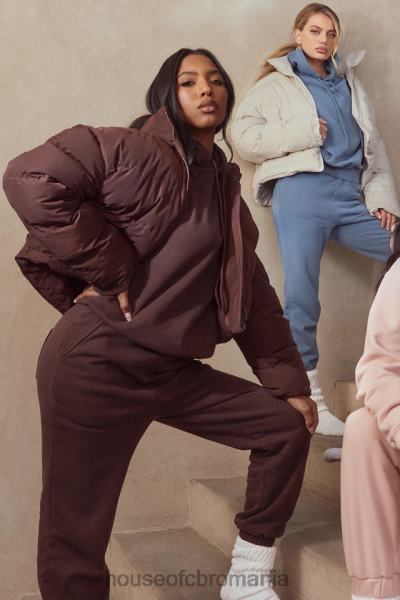 îmbrăcăminte House of CB pantaloni de jogging sky chocolate la spate X4F68975