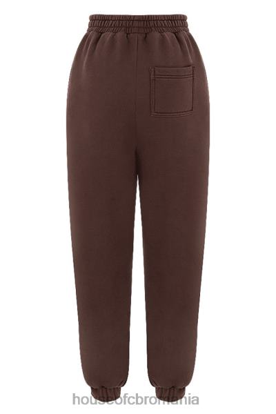îmbrăcăminte House of CB pantaloni de jogging sky chocolate la spate X4F68975