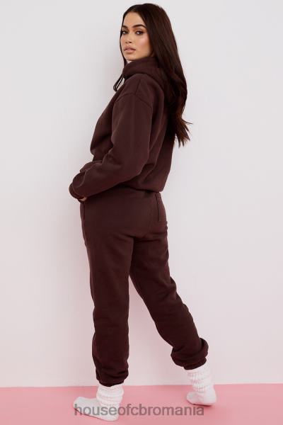 îmbrăcăminte House of CB pantaloni de jogging sky chocolate la spate X4F68975
