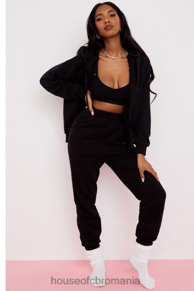 îmbrăcăminte House of CB pantaloni de jogging sky ink fleece spate X4F68978