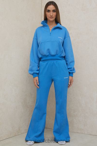 îmbrăcăminte House of CB pantaloni de sport evazat albastru oli X4F68993