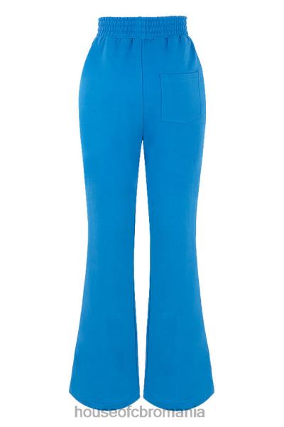 îmbrăcăminte House of CB pantaloni de sport evazat albastru oli X4F68993