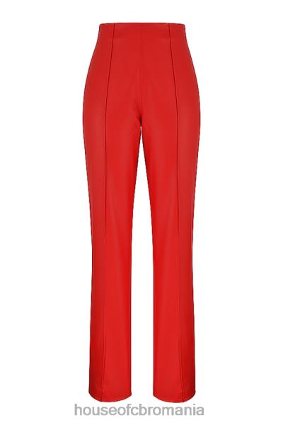 îmbrăcăminte House of CB pantaloni din piele vegan elenaora stacojiu X4F68940