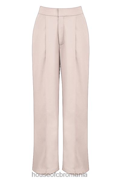 îmbrăcăminte House of CB pantaloni largi alivia bej X4F68926