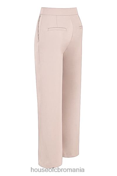 îmbrăcăminte House of CB pantaloni largi alivia bej X4F68926