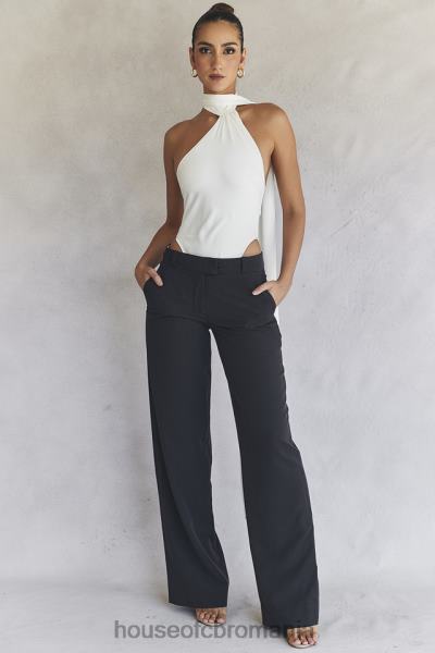 îmbrăcăminte House of CB pantaloni largi cameron gri X4F68906