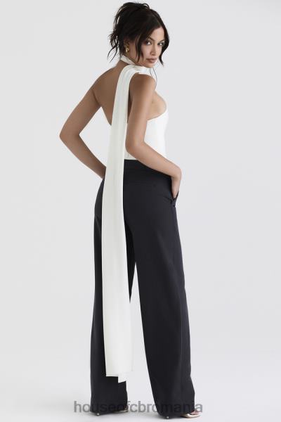 îmbrăcăminte House of CB pantaloni largi cameron gri X4F68906