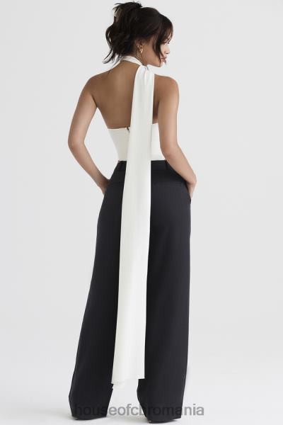 îmbrăcăminte House of CB pantaloni largi cameron gri X4F68906