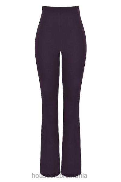 îmbrăcăminte House of CB pantaloni laurel night shade cu talie înaltă X4F68908