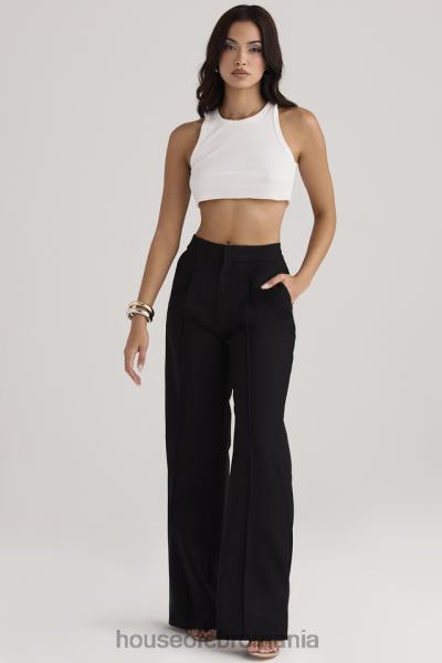 îmbrăcăminte House of CB pantaloni negri alivia cu ajustare largă X4F68925