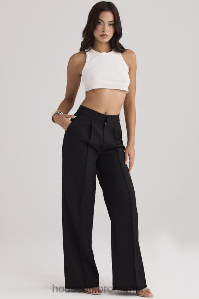 îmbrăcăminte House of CB pantaloni negri alivia cu ajustare largă X4F68925