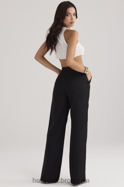 îmbrăcăminte House of CB pantaloni negri alivia cu ajustare largă X4F68925