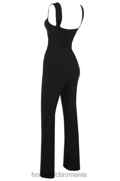 îmbrăcăminte House of CB salopetă cu bandaj negru yasmeen X4F68933