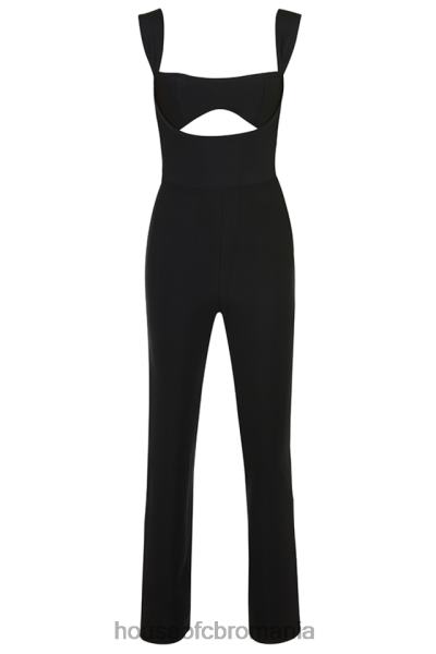 îmbrăcăminte House of CB salopetă cu bandaj negru yasmeen X4F68933