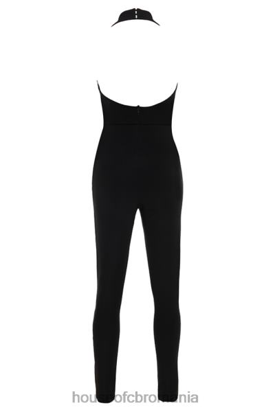 îmbrăcăminte House of CB salopeta bandaja corset negru anaise X4F68867
