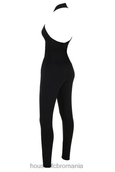 îmbrăcăminte House of CB salopeta bandaja corset negru anaise X4F68867